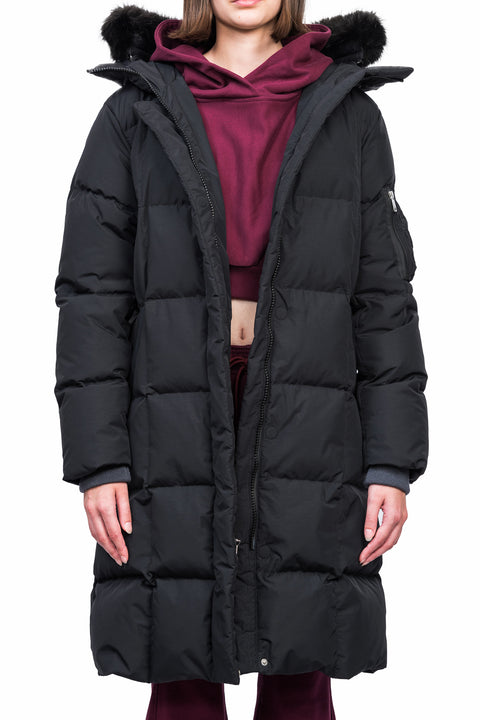 Darragh Hooded Long Down Jacket [Women's]