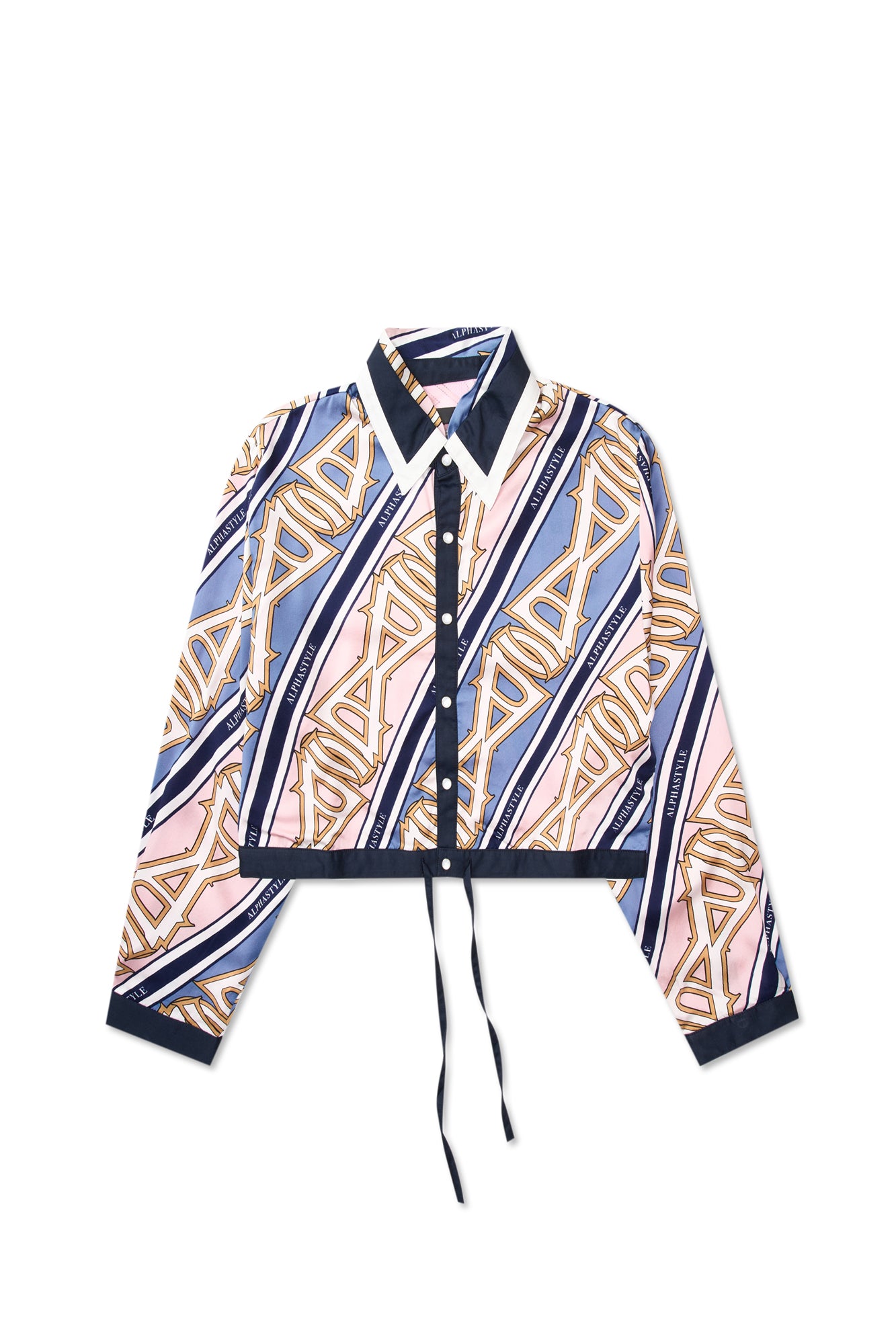 Tiva Cropped Tie Shirt