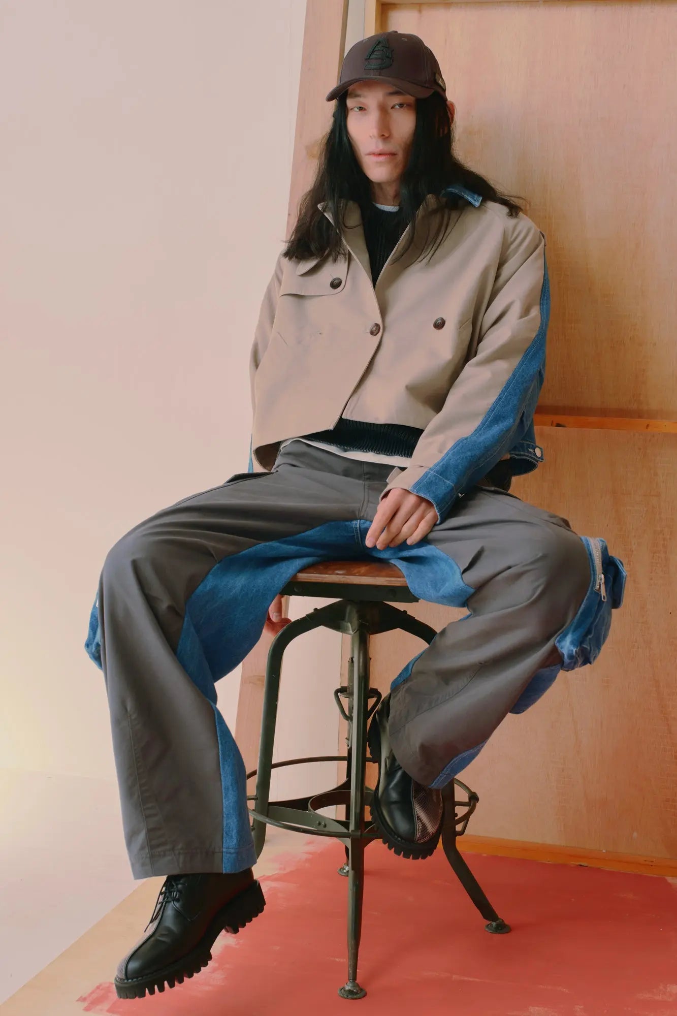 Lewes Cropped Trench Coat AlphaStyle