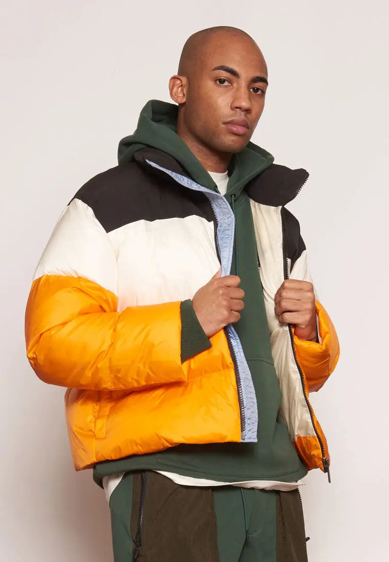 Lily Panelled Down Puffer - AlphaStyle