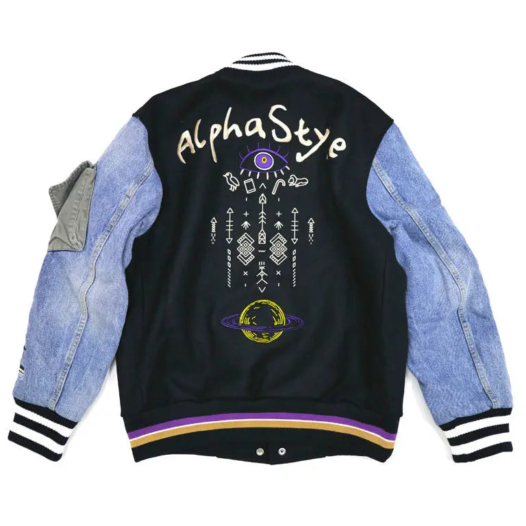 Lionrock Letterman Jacket - AlphaStyle