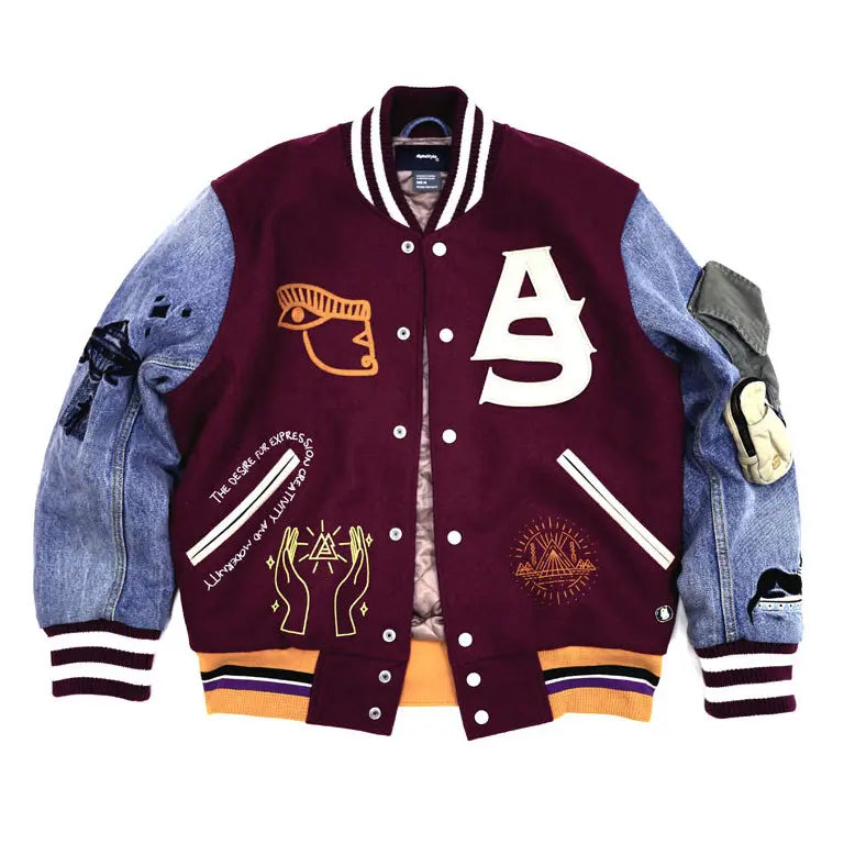 Lionrock Letterman Jacket - AlphaStyle