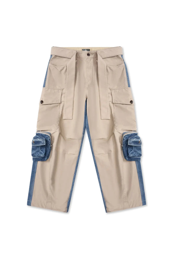Lubec Wide Leg Belt Pants AlphaStyle