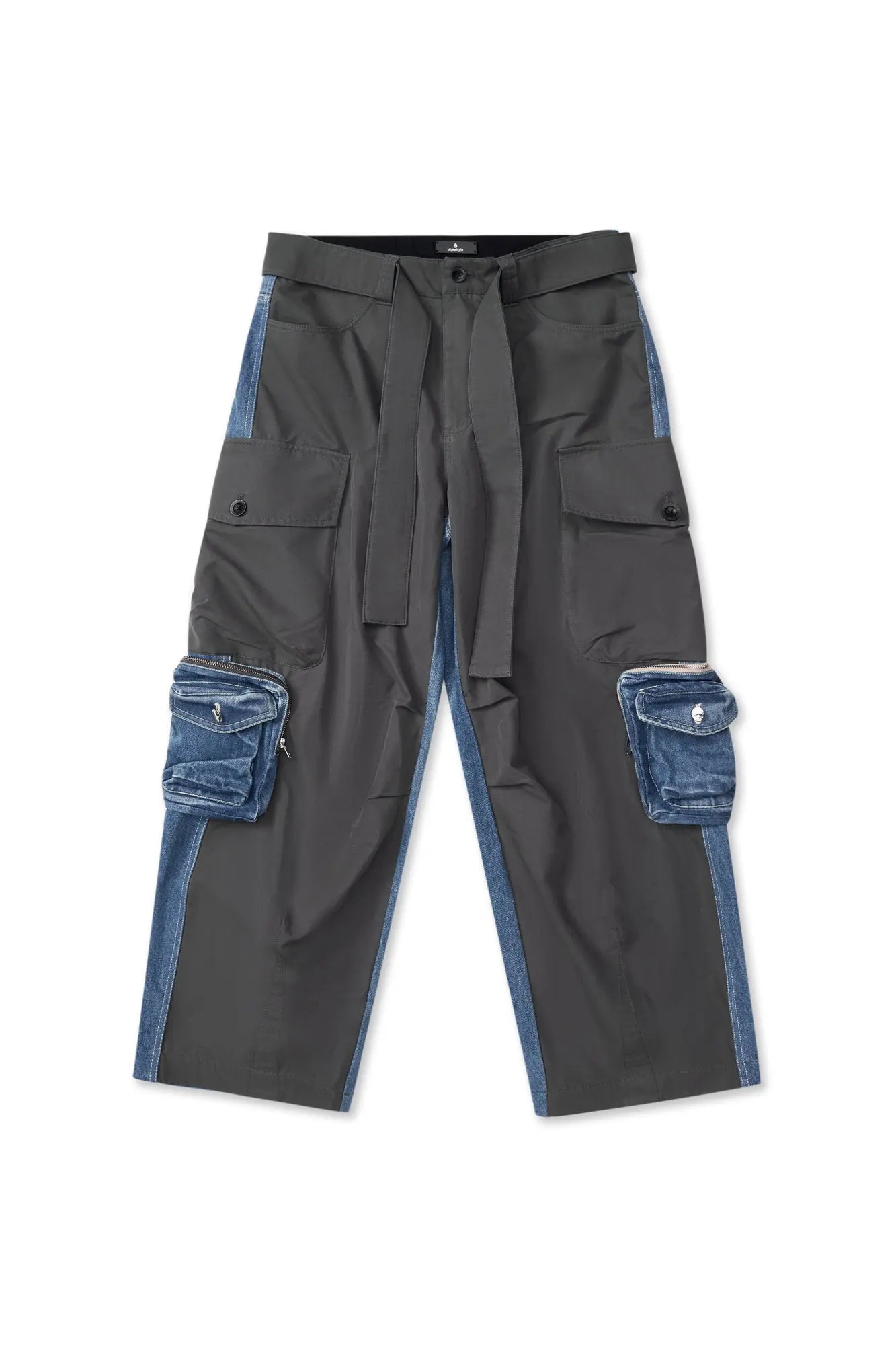 Lubec Wide Leg Belt Pants AlphaStyle