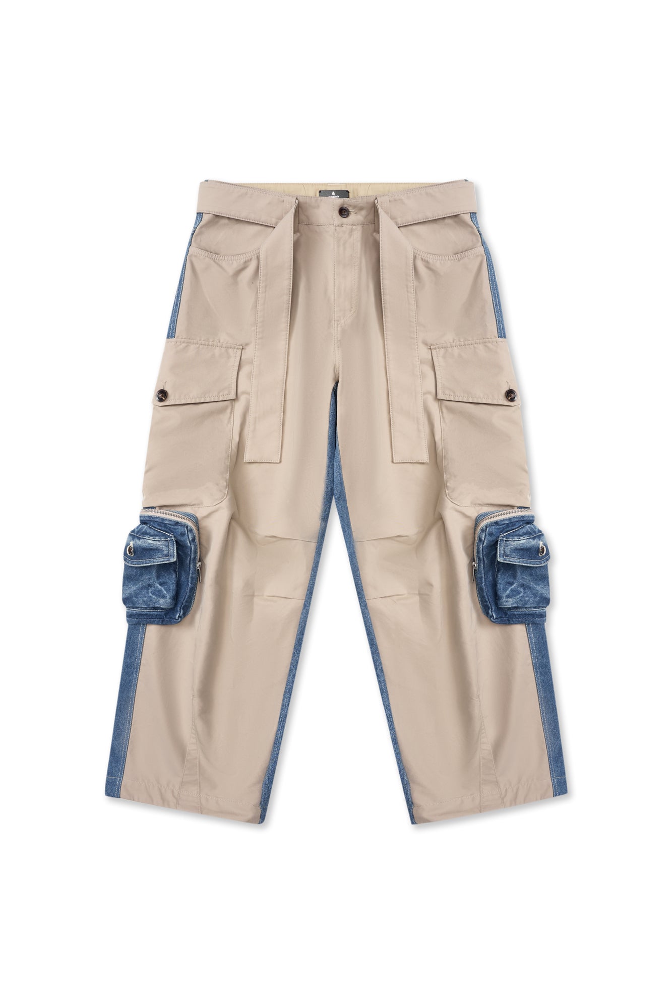 Lubec Wide Leg Belt Pants