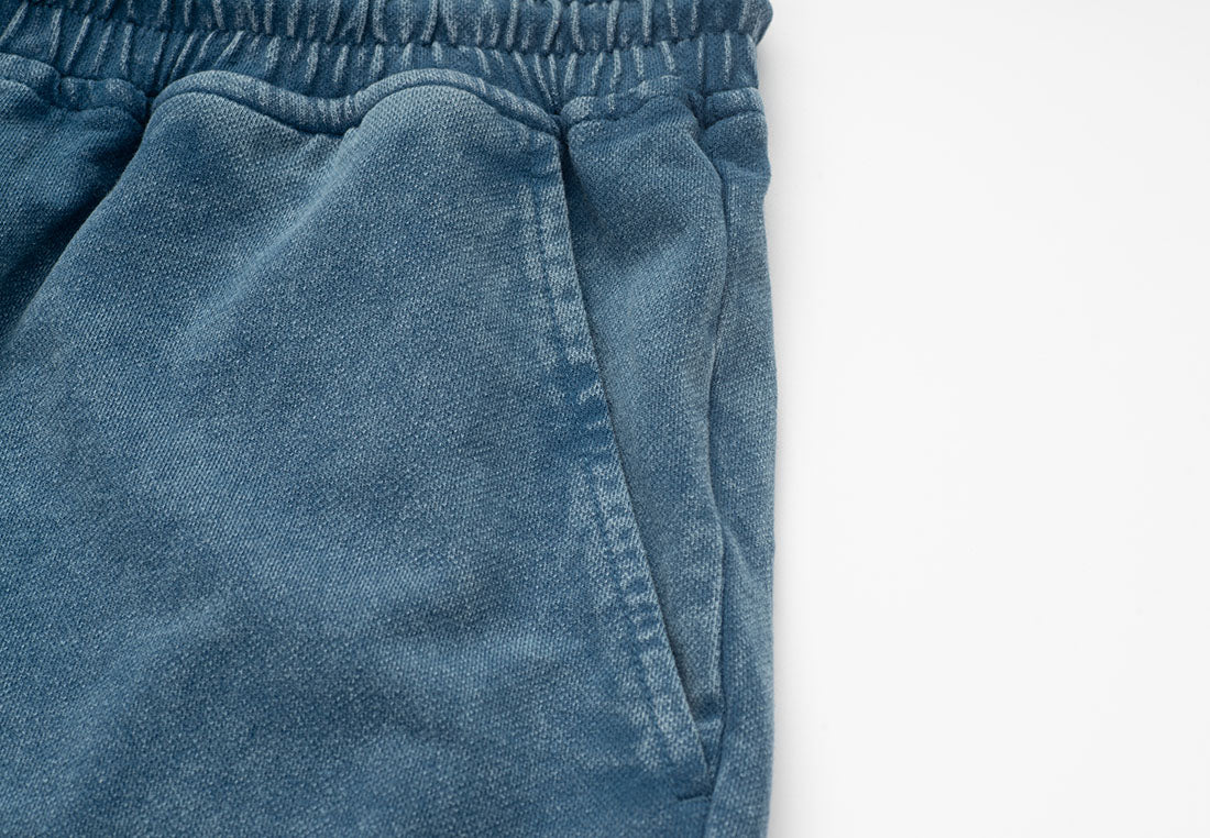 Drake Snow Wash Knit Shorts - AlphaStyle