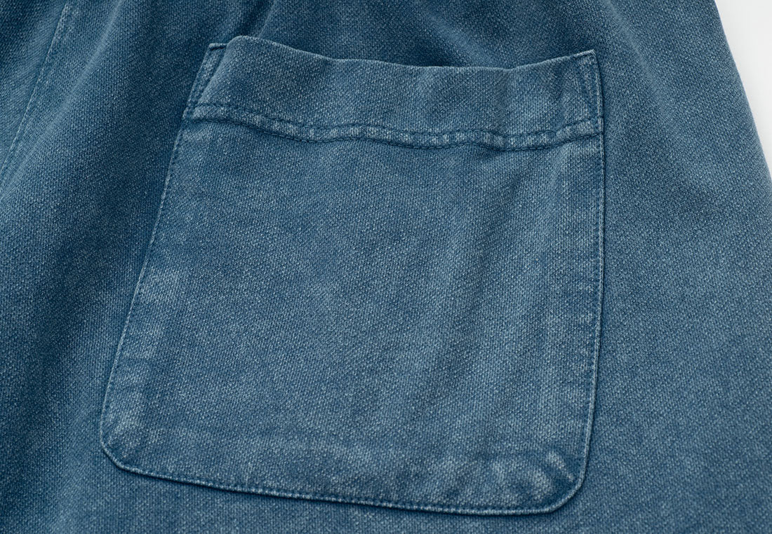 Drake Snow Wash Knit Shorts - AlphaStyle