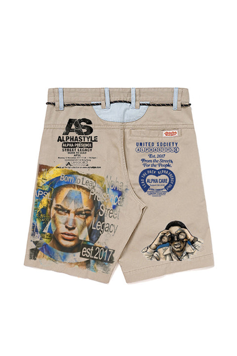 Andrea Patchwork Shorts