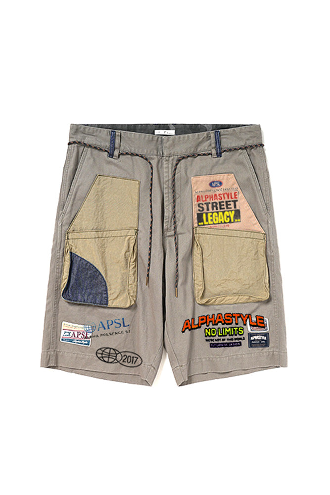 Andrea Patchwork Shorts - AlphaStyle