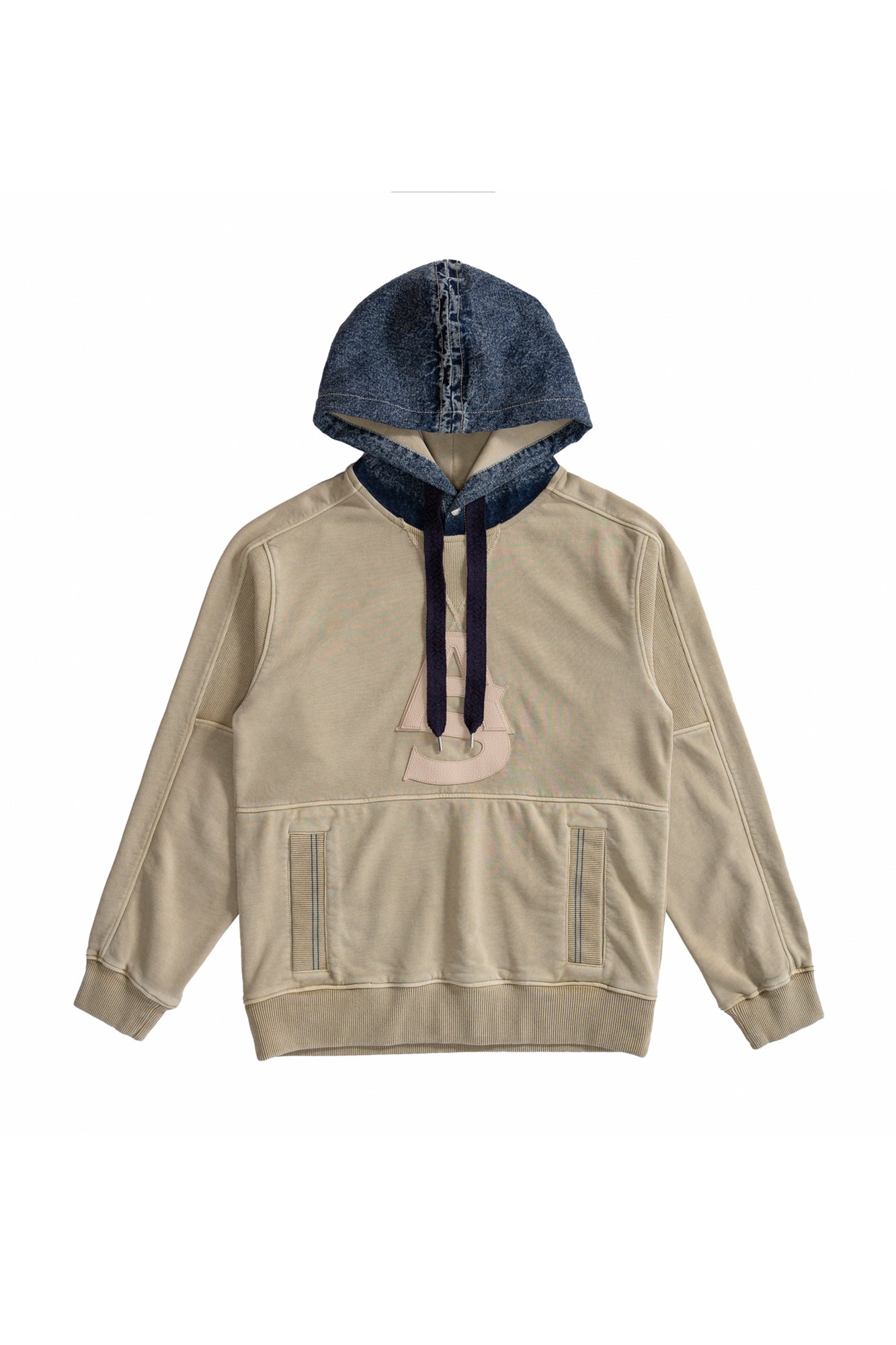 Alger Denim Hood Hoodie - AlphaStyle