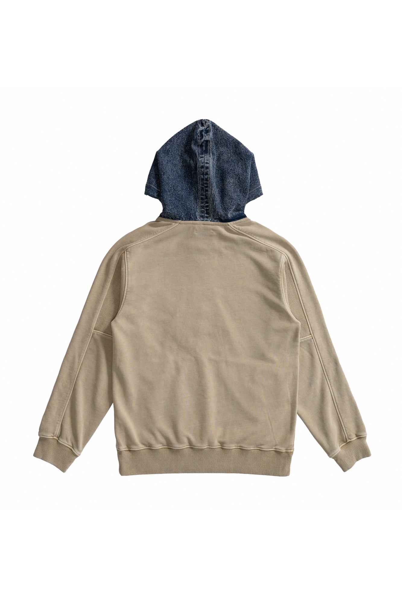 Alger Denim Hood Hoodie - AlphaStyle