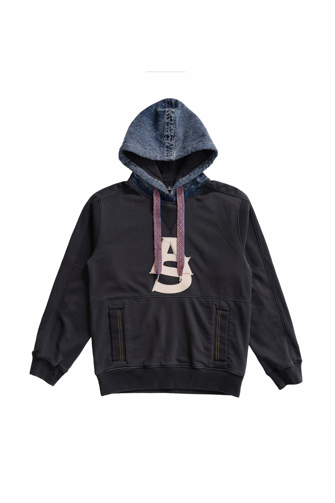 Alger Denim Hood Hoodie - AlphaStyle