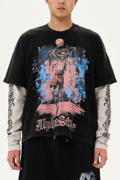 Dunkers Double Layer Tee