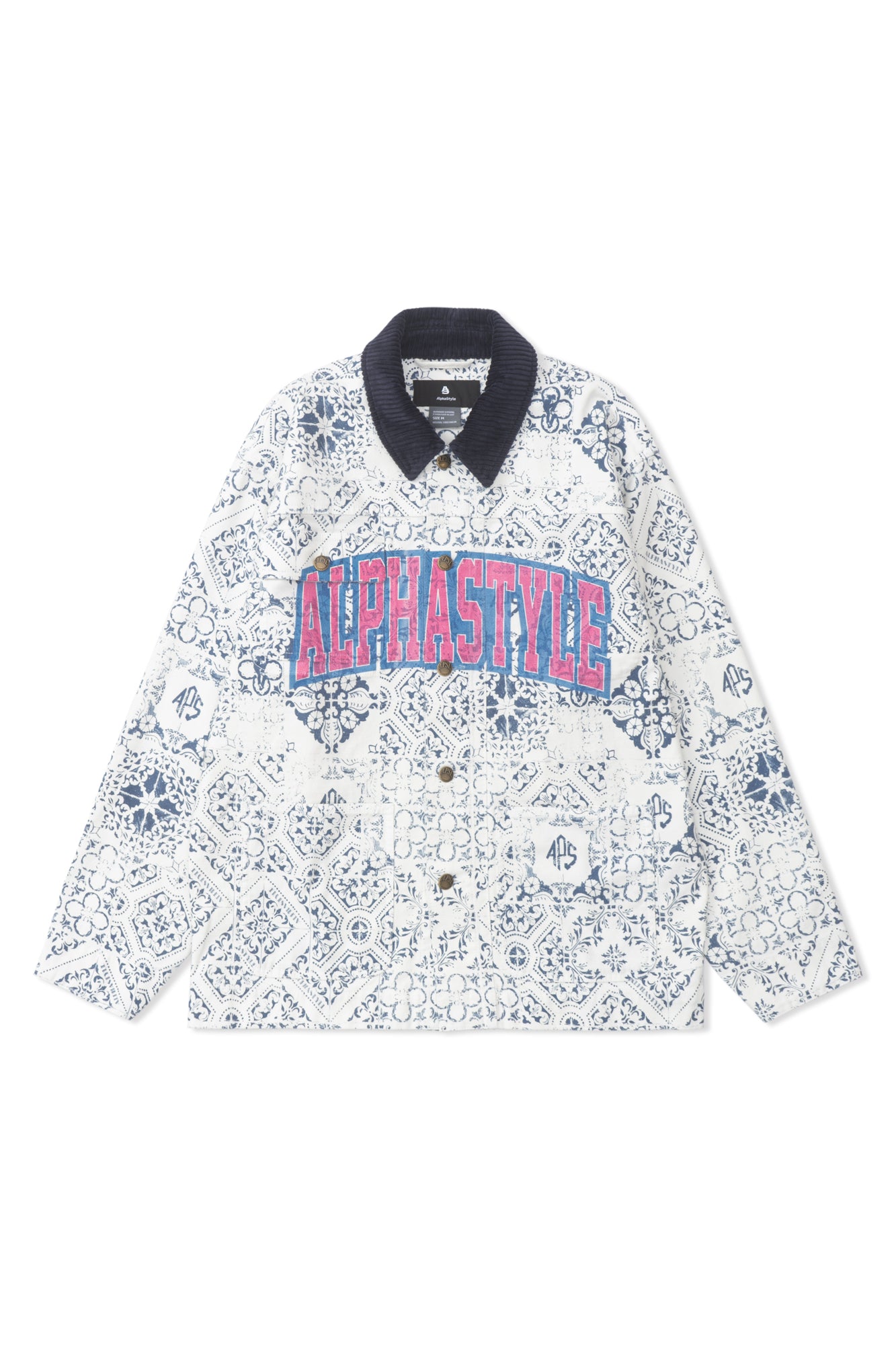 Yucca Printed Trucker Jacket - AlphaStyle