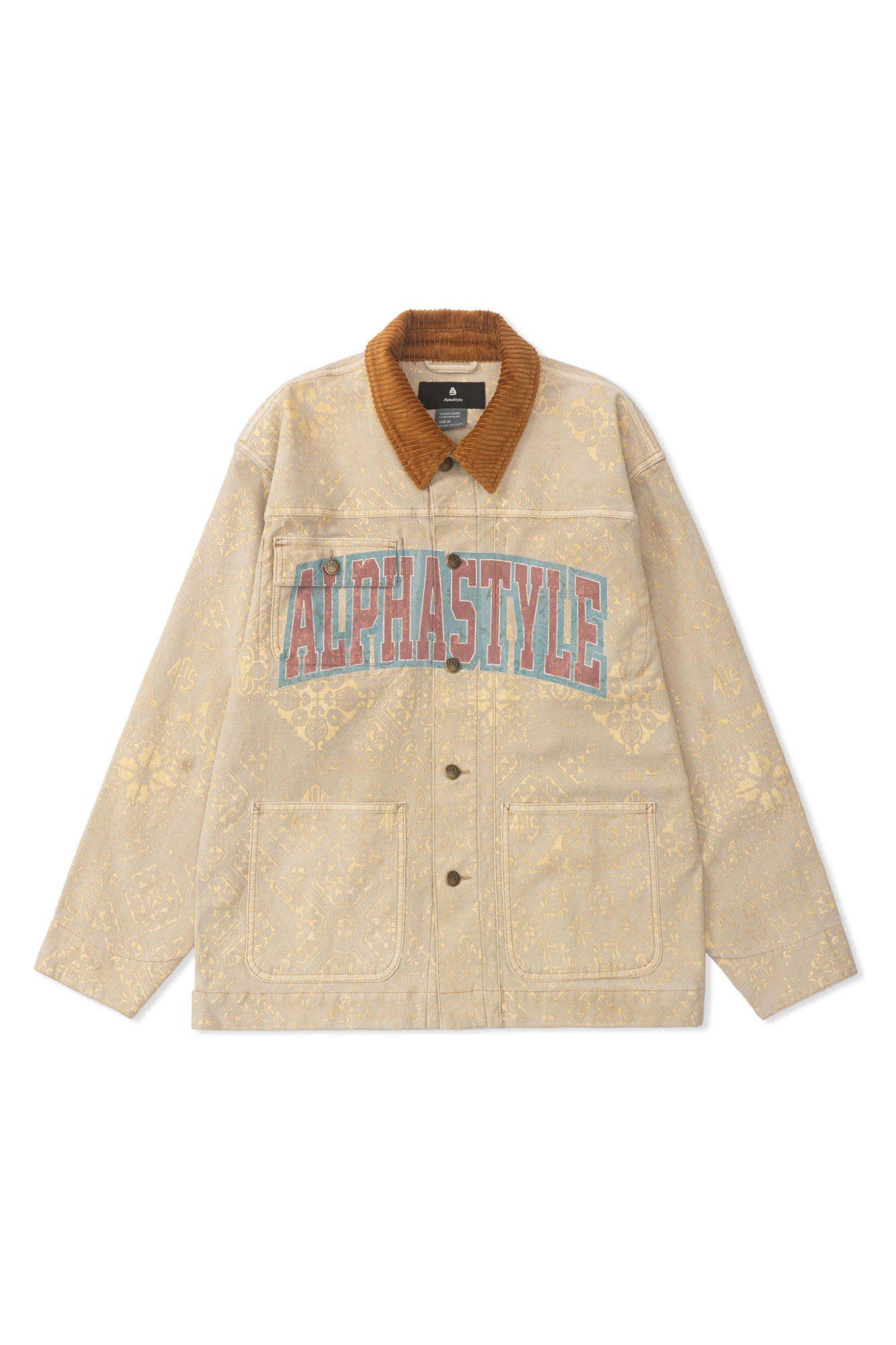 Yucca Printed Trucker Jacket - AlphaStyle
