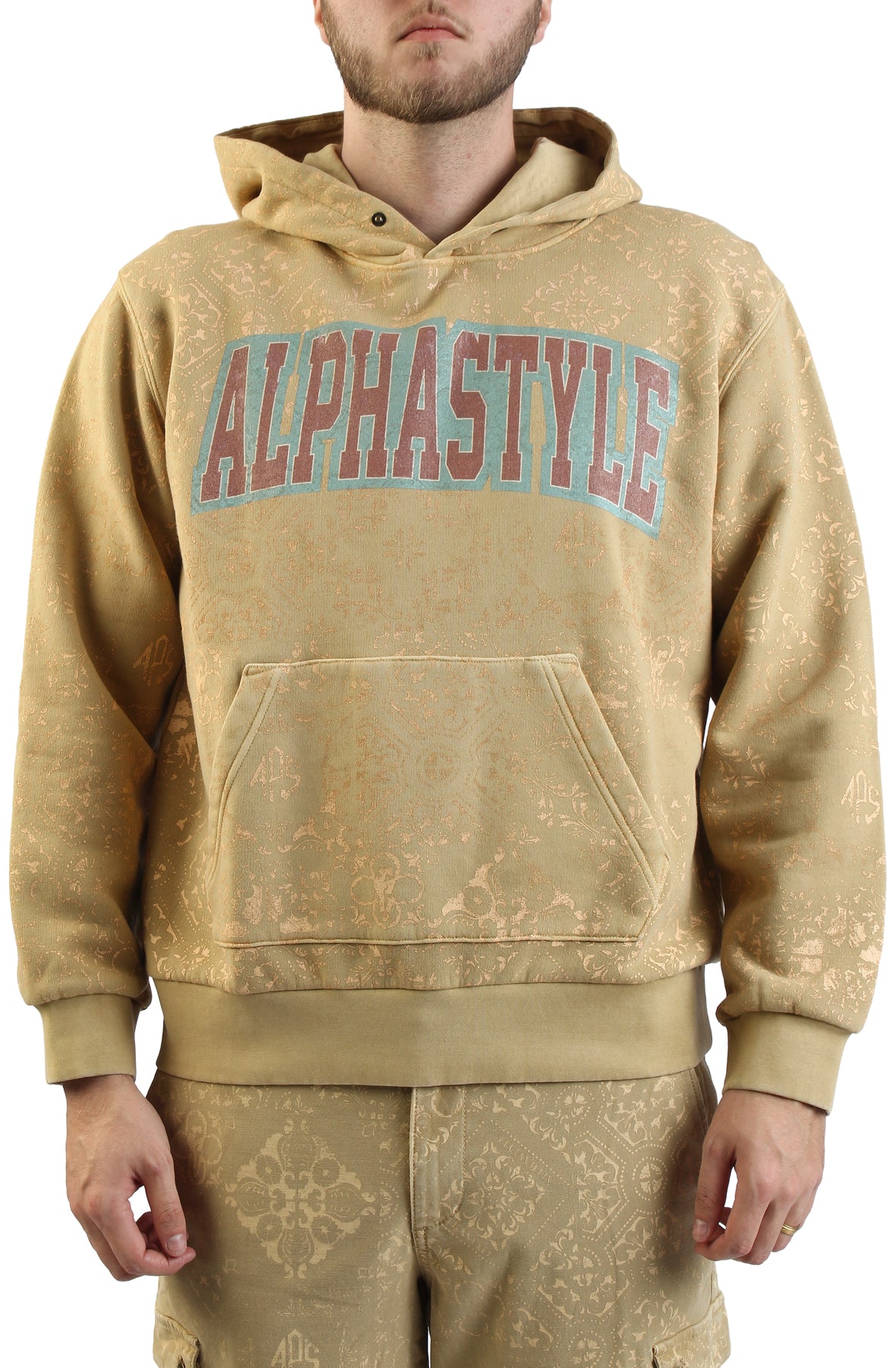 Kankakee Printed Hoodie - AlphaStyle