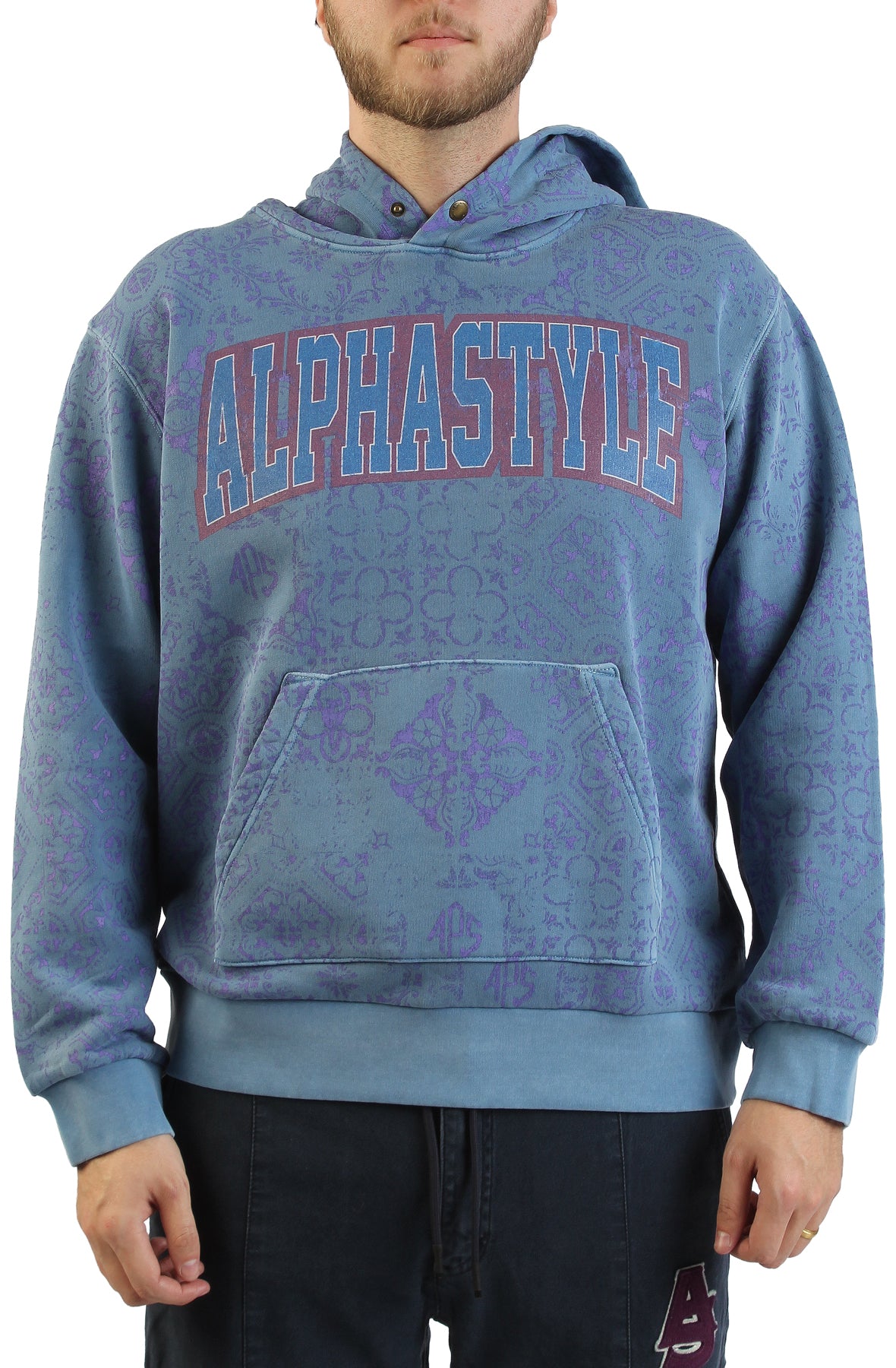 Kankakee Printed Hoodie - AlphaStyle