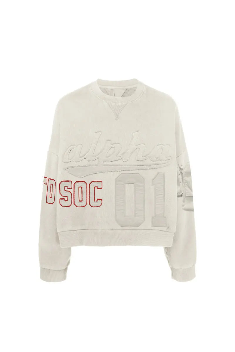 Mindy Wide Fit Sweatshirt AlphaStyle