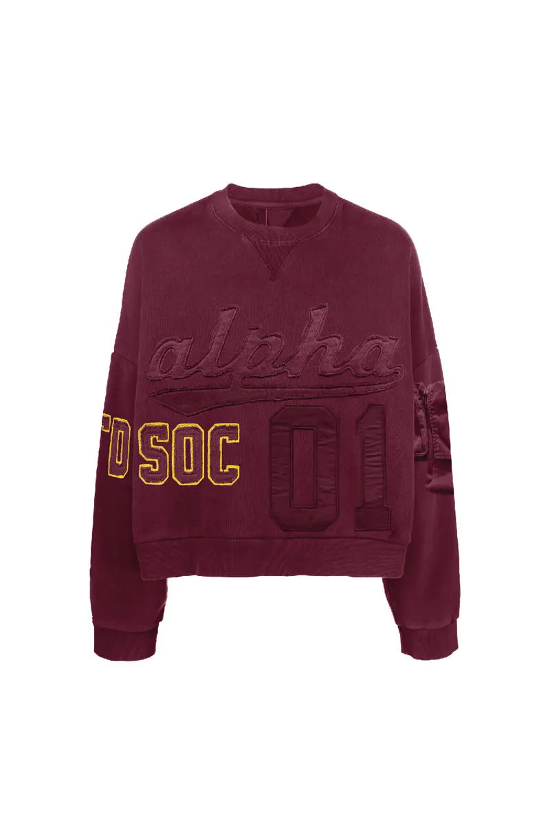 Mindy Wide Fit Sweatshirt AlphaStyle