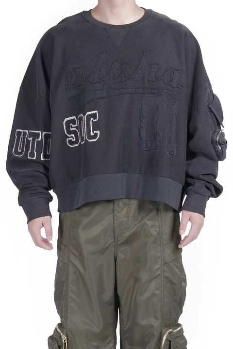 Mindy Wide Fit Sweatshirt AlphaStyle Presale