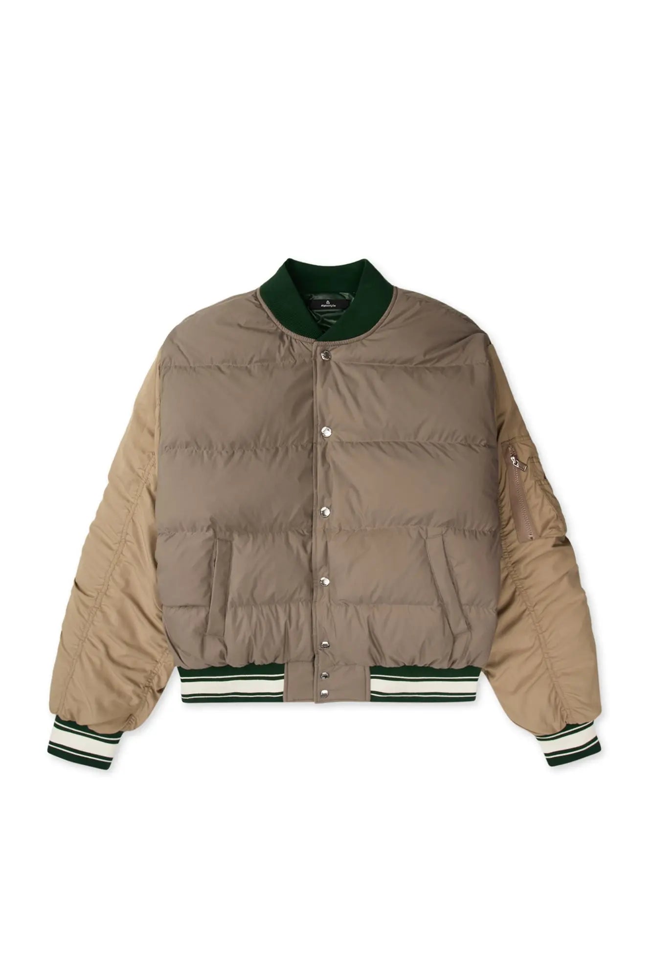 Nuka Reversible Varsity Down Jacket AlphaStyle