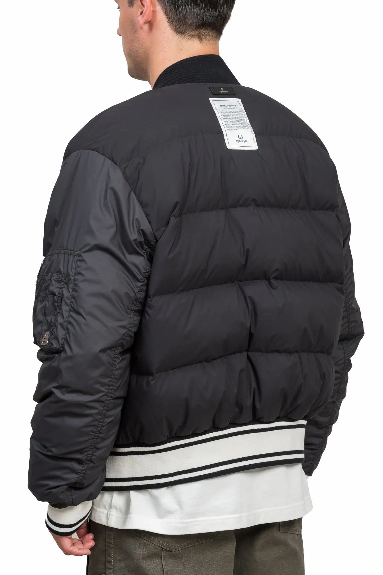 Nuka Reversible Varsity Down Jacket AlphaStyle