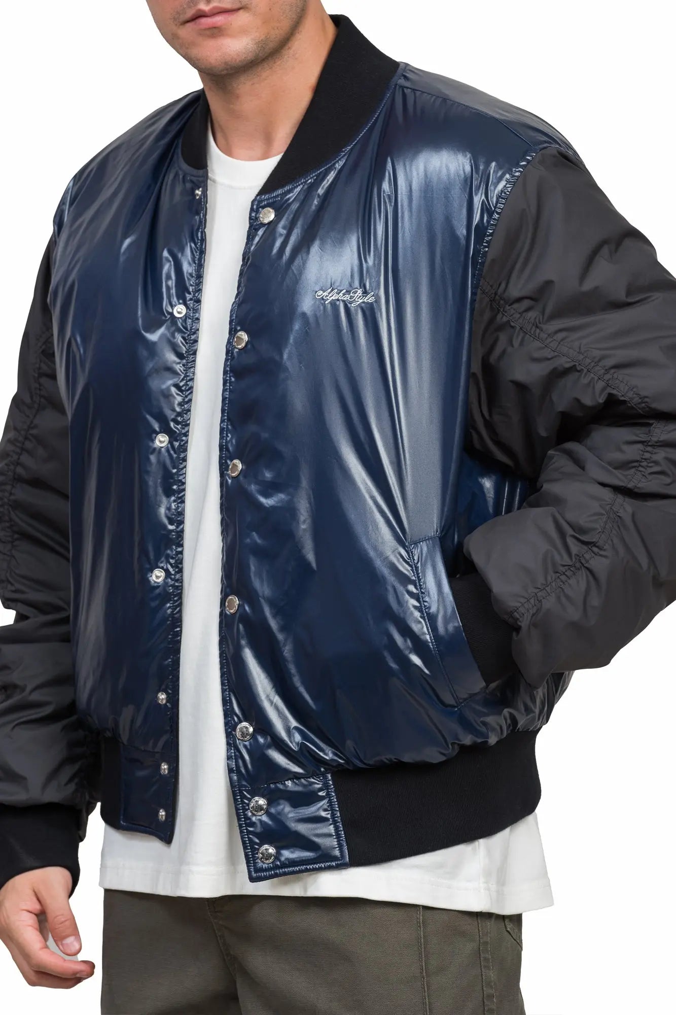 Nuka Reversible Varsity Down Jacket AlphaStyle