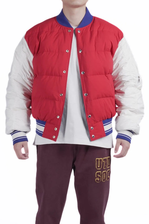 Nuka Reversible Varsity Down Jacket AlphaStyle