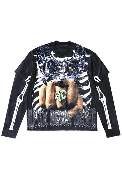 OG3Three Double Layer Tee - AlphaStyle