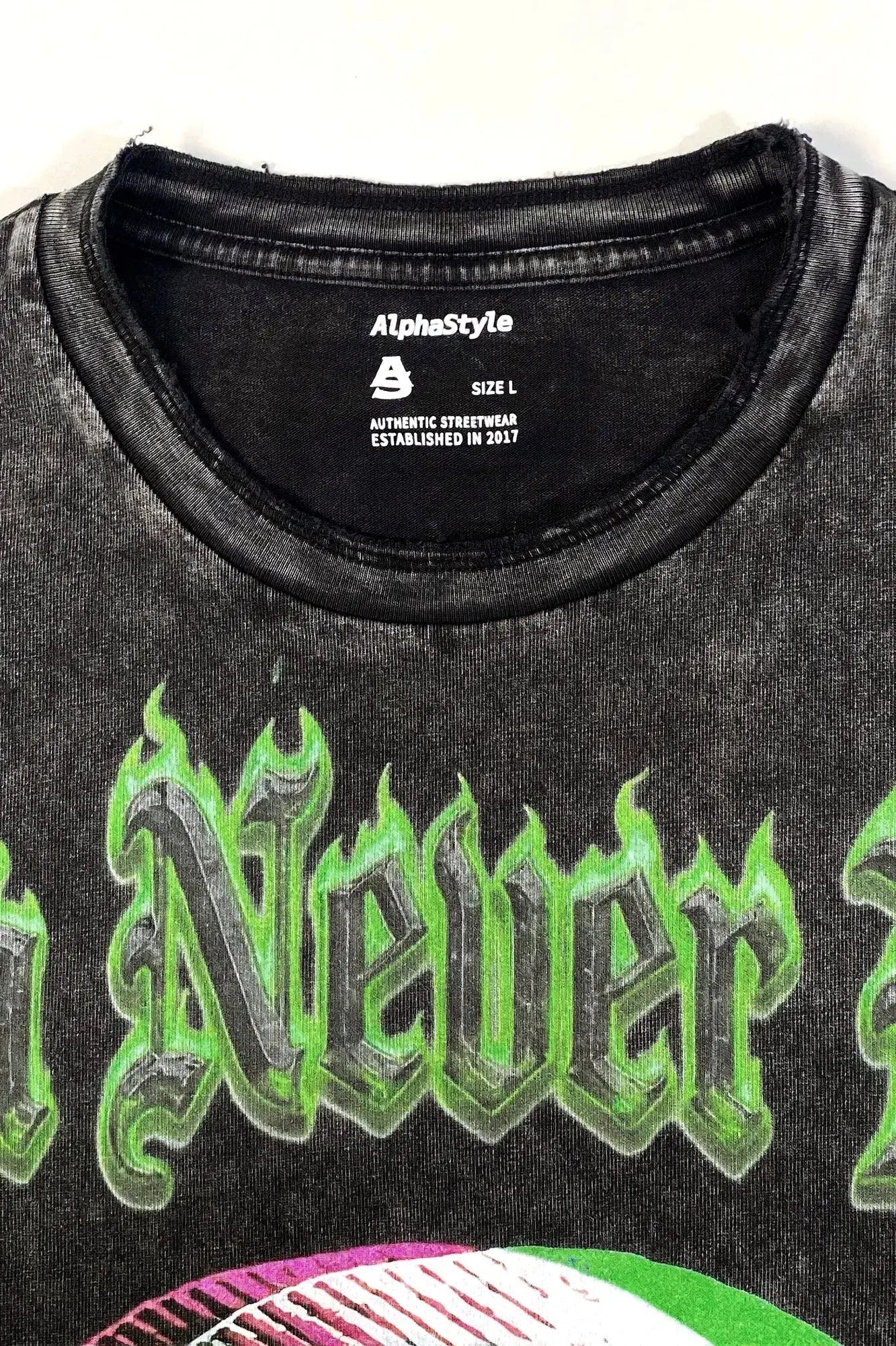 OG3Three Skull & Fire Tee AlphaStyle