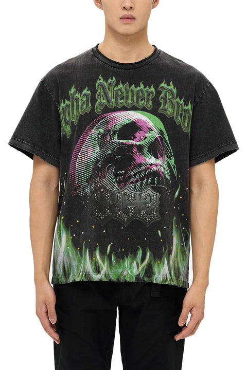 OG3Three Skull & Fire Tee AlphaStyle