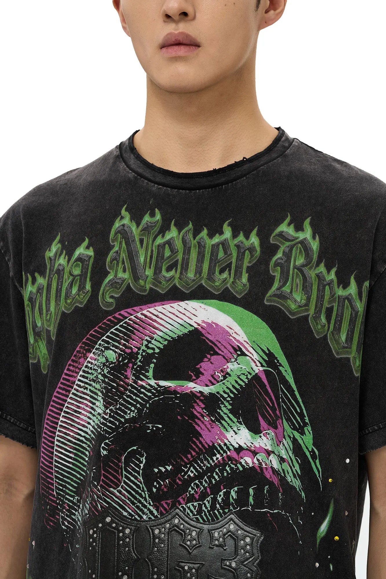 OG3Three Skull & Fire Tee AlphaStyle