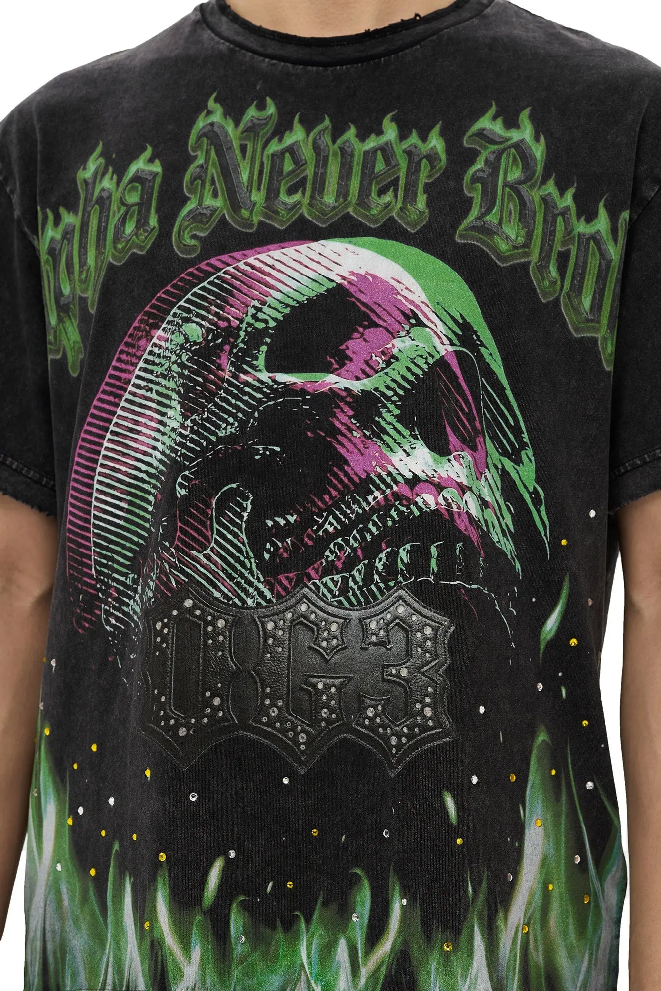 OG3Three Skull & Fire Tee AlphaStyle