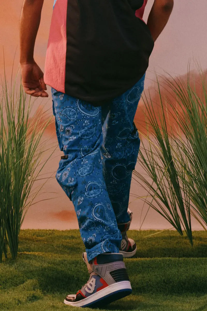 Sam Printed Cargo Zip Joggers AlphaStyle