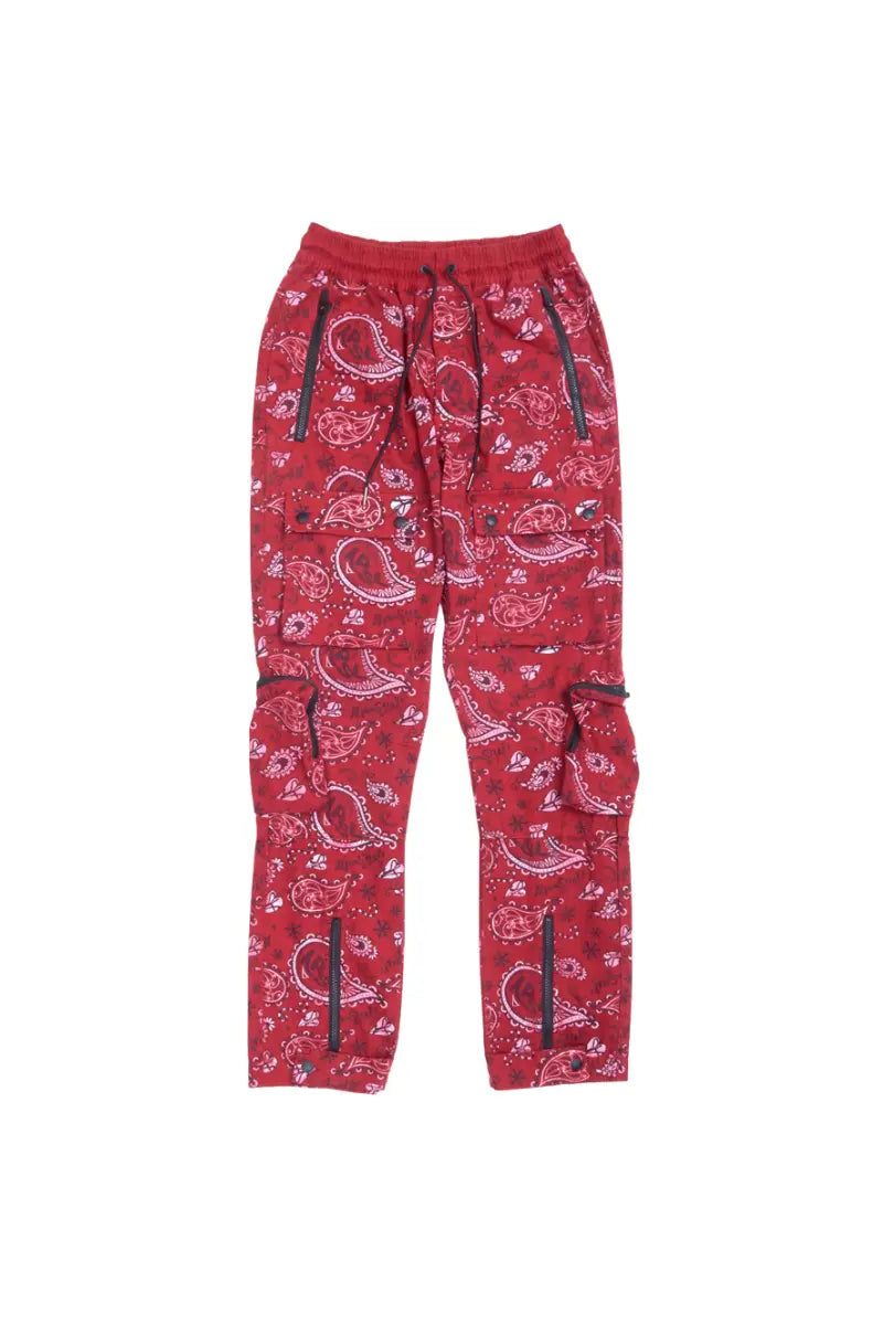 Sam Printed Cargo Zip Joggers AlphaStyle
