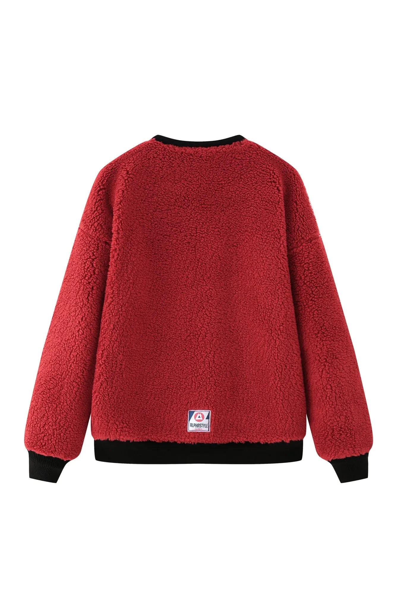 Takahe Vegan Sherpa Crewneck Top Alphastyle