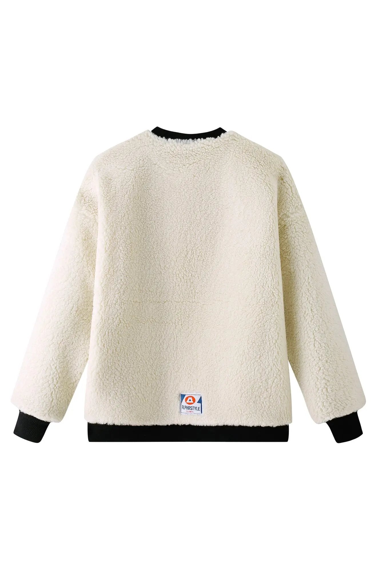 Takahe Vegan Sherpa Crewneck Top Alphastyle