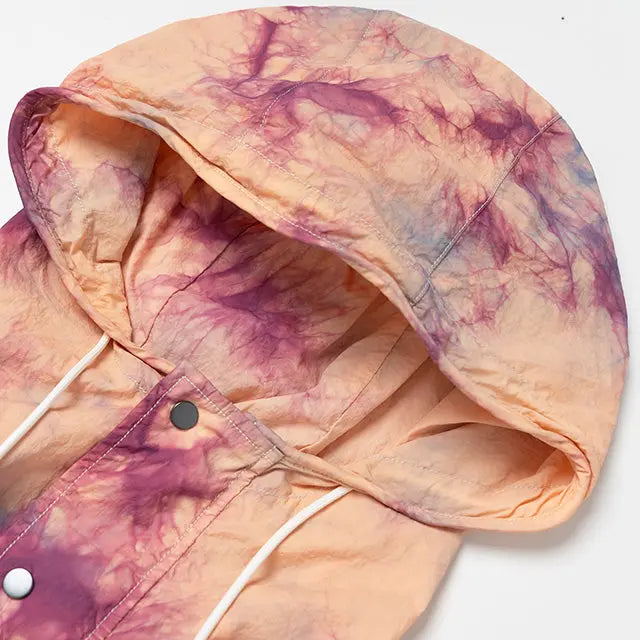 Thorp Tie dye Super Lightweight Anorak Jacket AlphaStyle