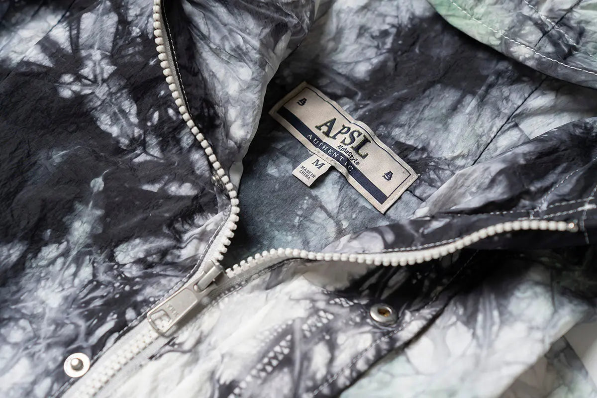 Thorp Tie dye Super Lightweight Anorak Jacket AlphaStyle