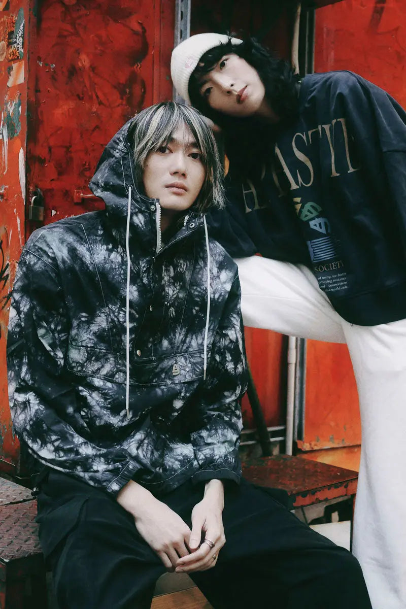 Thorp Tie dye Super Lightweight Anorak Jacket AlphaStyle