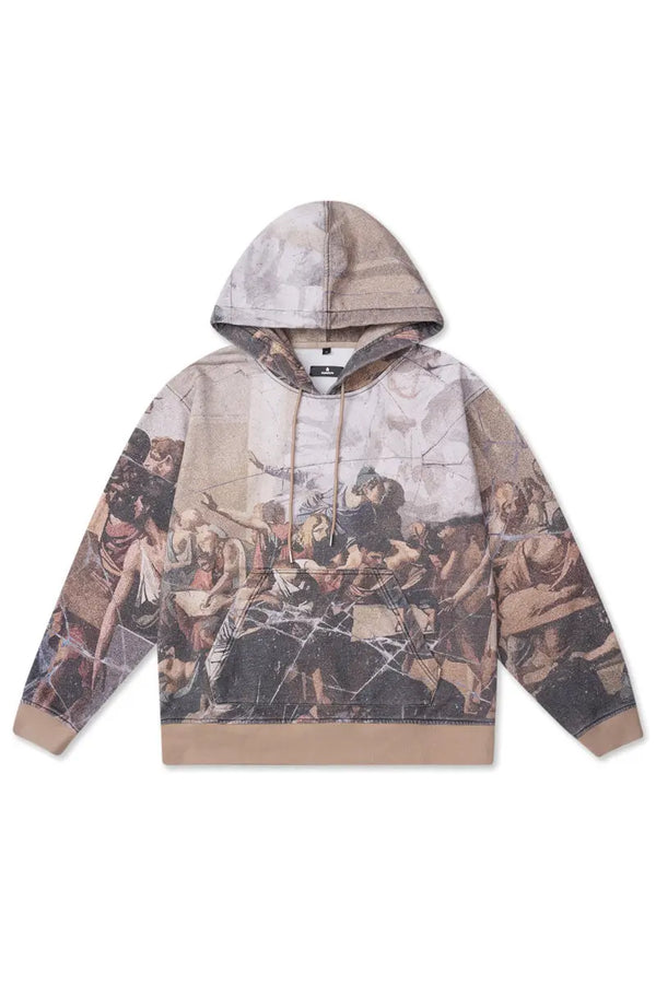 Vici Printed Hoodie AlphaStyle