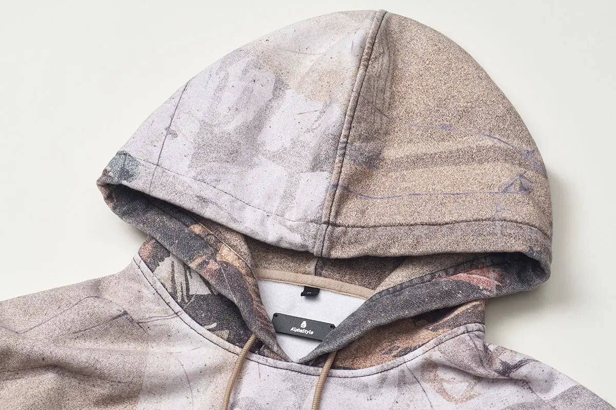 Vici Printed Hoodie AlphaStyle