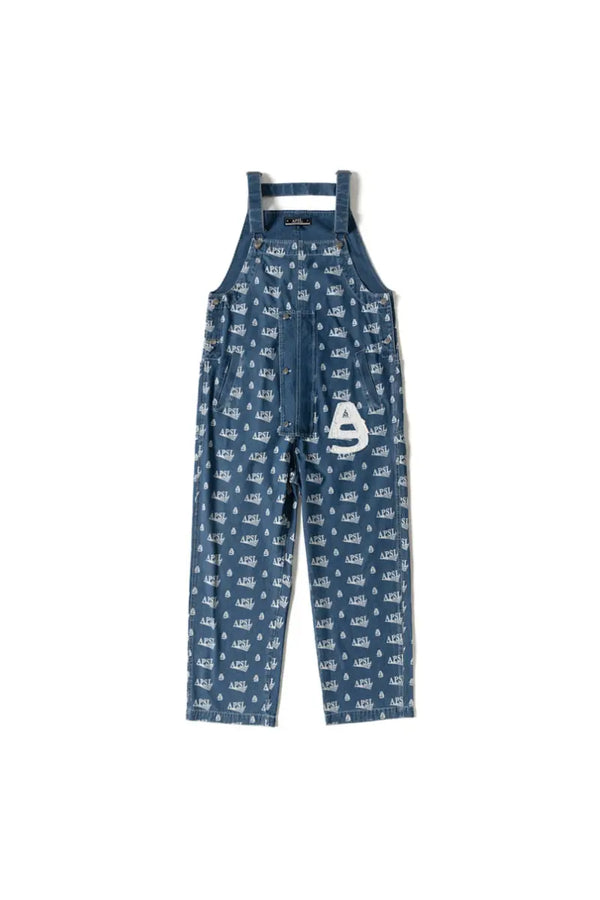 Wiley Printed Denim Overall AlphaStyle