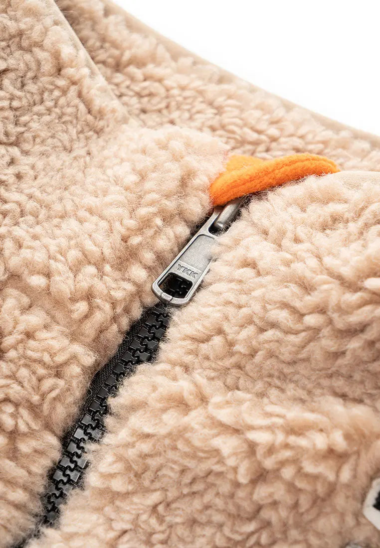 Wilma Vegan Sherpa Zip Jacket Alphastyle