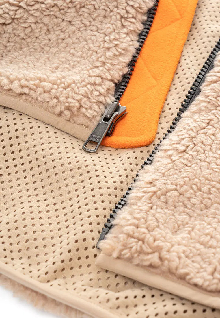 Wilma Vegan Sherpa Zip Jacket Alphastyle