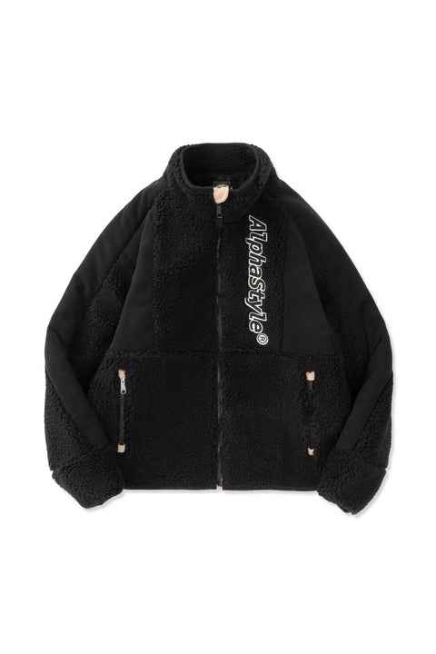 Wilma Vegan Sherpa Zip Jacket Alphastyle