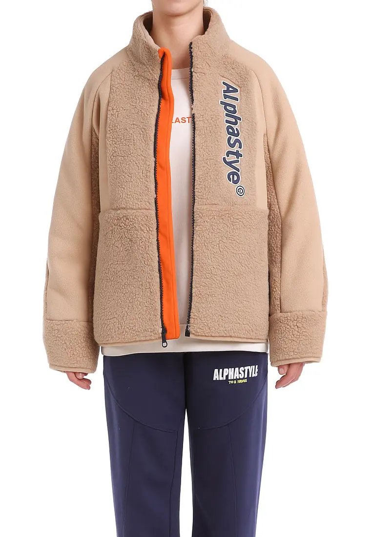 Wilma Vegan Sherpa Zip Jacket Alphastyle