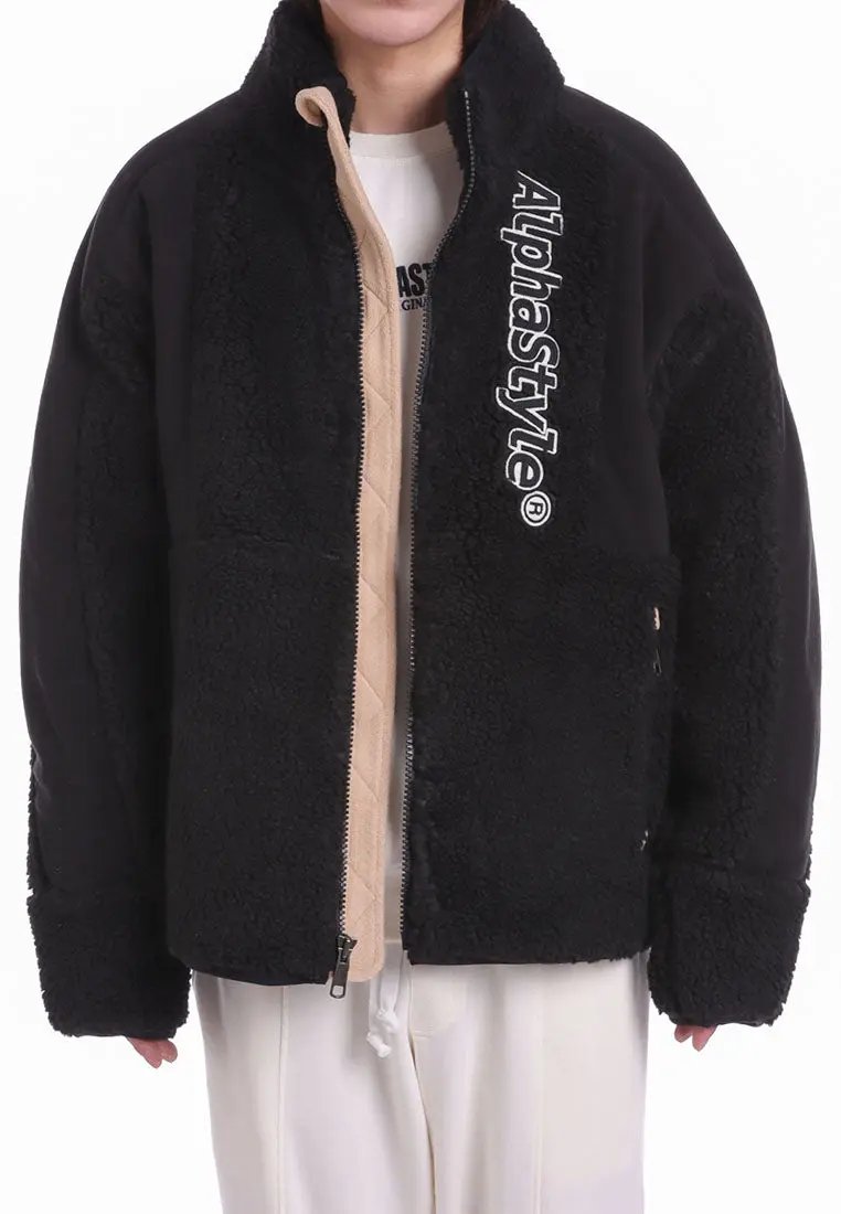Wilma Vegan Sherpa Zip Jacket Alphastyle