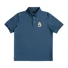 Camus Embroidery Polo – Steel Blue