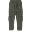 Ebla Cargo Joggers – Dark Olive
